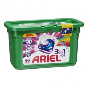 Ariel 3in1 Color Pyykinpesunestetabletti 12 Kpl