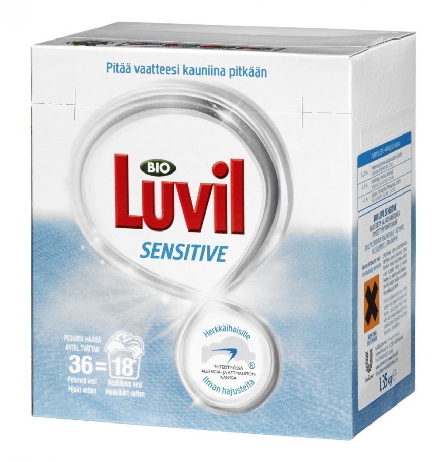 Bio Luvil Sensitive Pyykinpesujauhetiiviste 1