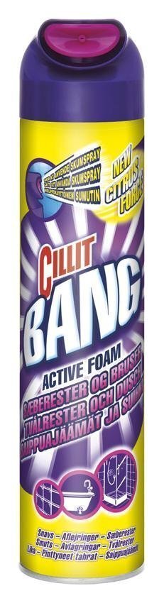 Cillit Bang 600 Ml Kylpyhuonevaahto Lemon