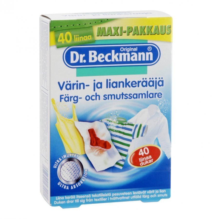 Dr Beckmann Värinkerääjäliina / Liankerääjäliina Mikrokuitu 40 Kpl