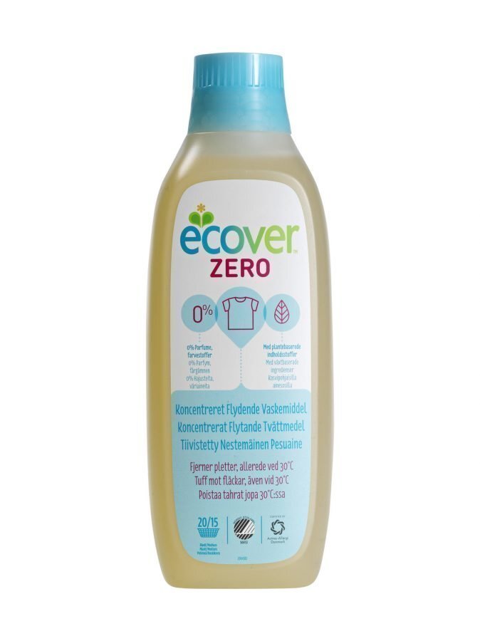 Ecover Zero Nestemäinen Pyykinpesutiiviste 1 l