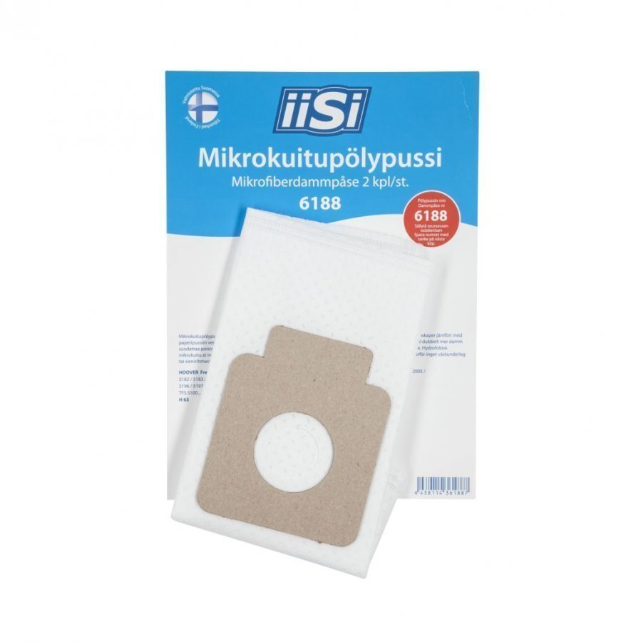 Iisi 6188 Mikrokuitupölypussi 2kpl