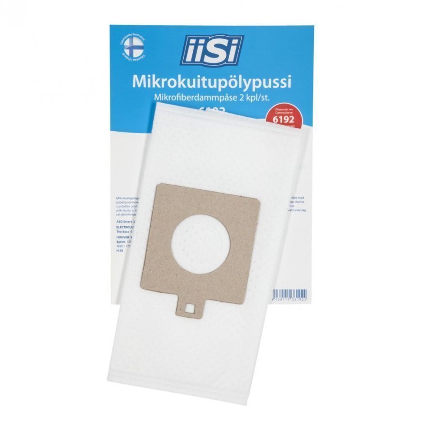 Iisi 6192 Mikrokuitupölypussi 2kpl