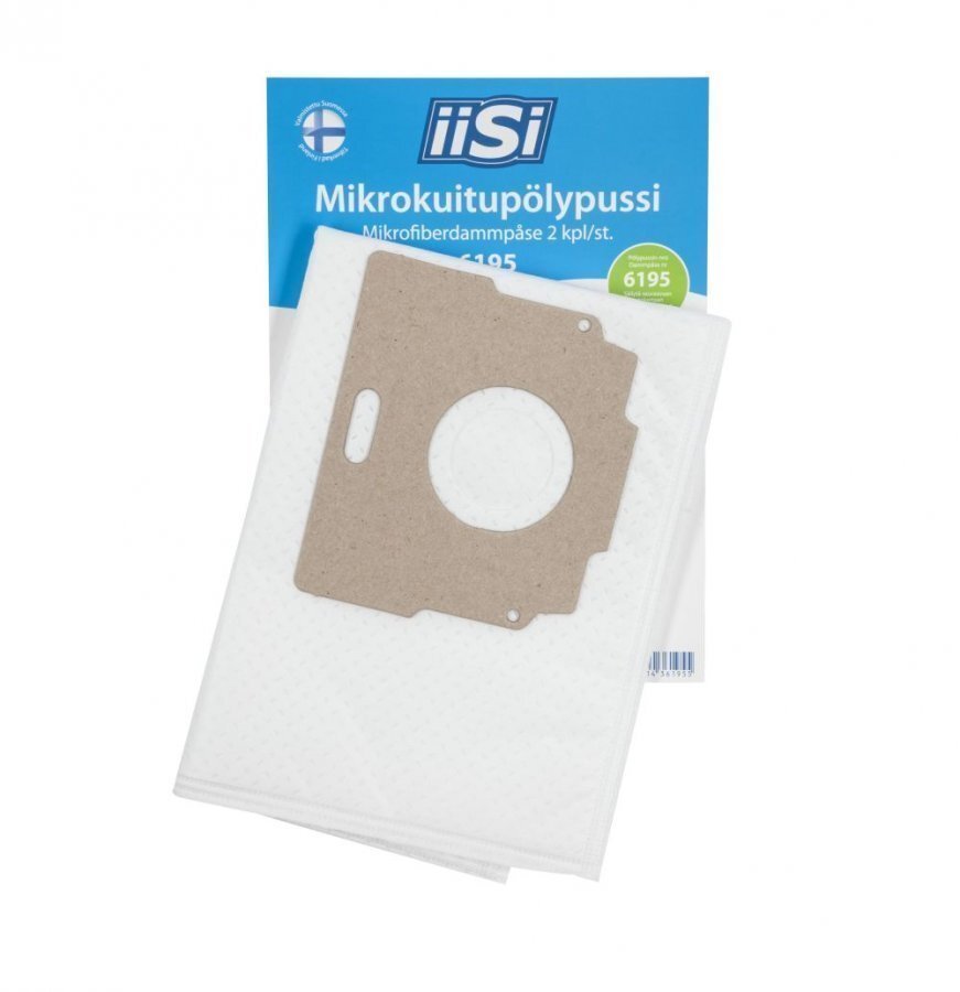 Iisi 6195 Mikrokuitupölypussi 2kpl