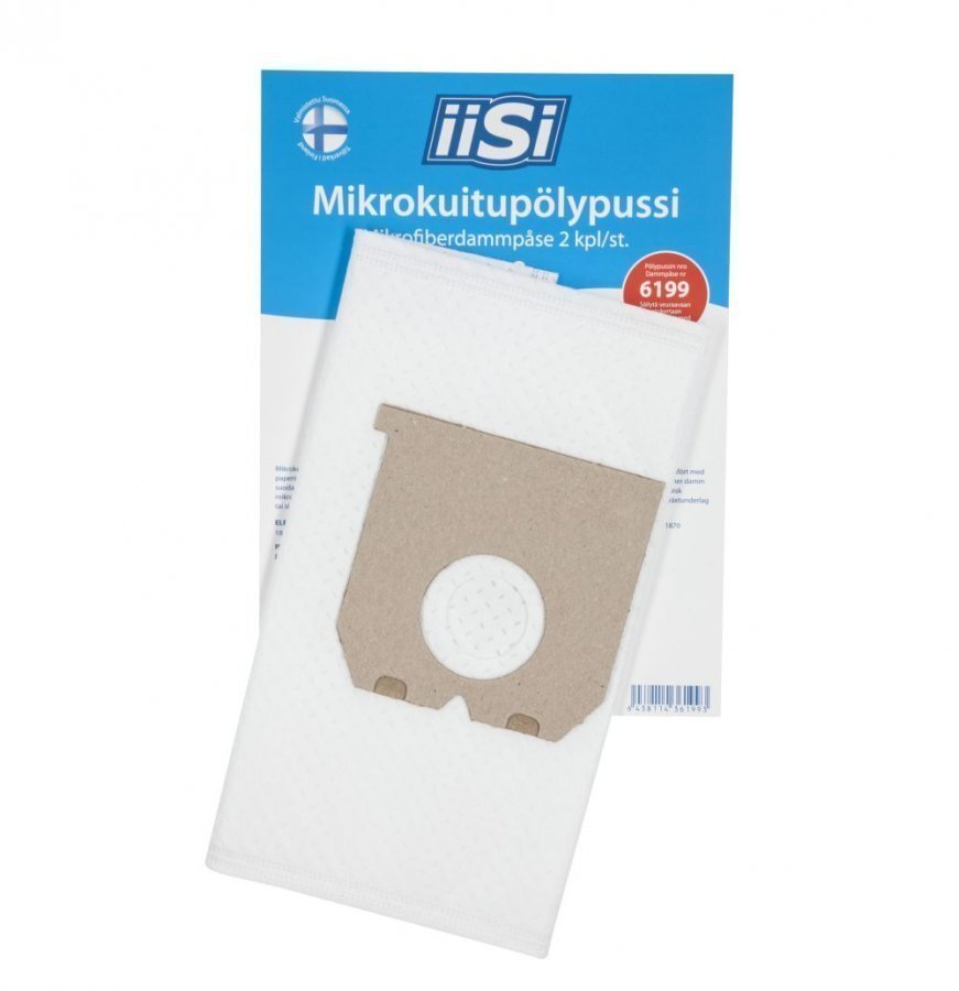 Iisi 6199 Mikrokuitupölypussi 2kpl