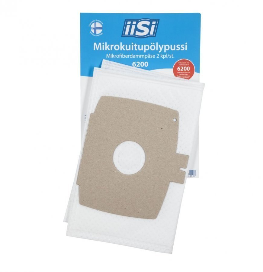 Iisi 6200 Mikrokuitupölypussi 2kpl