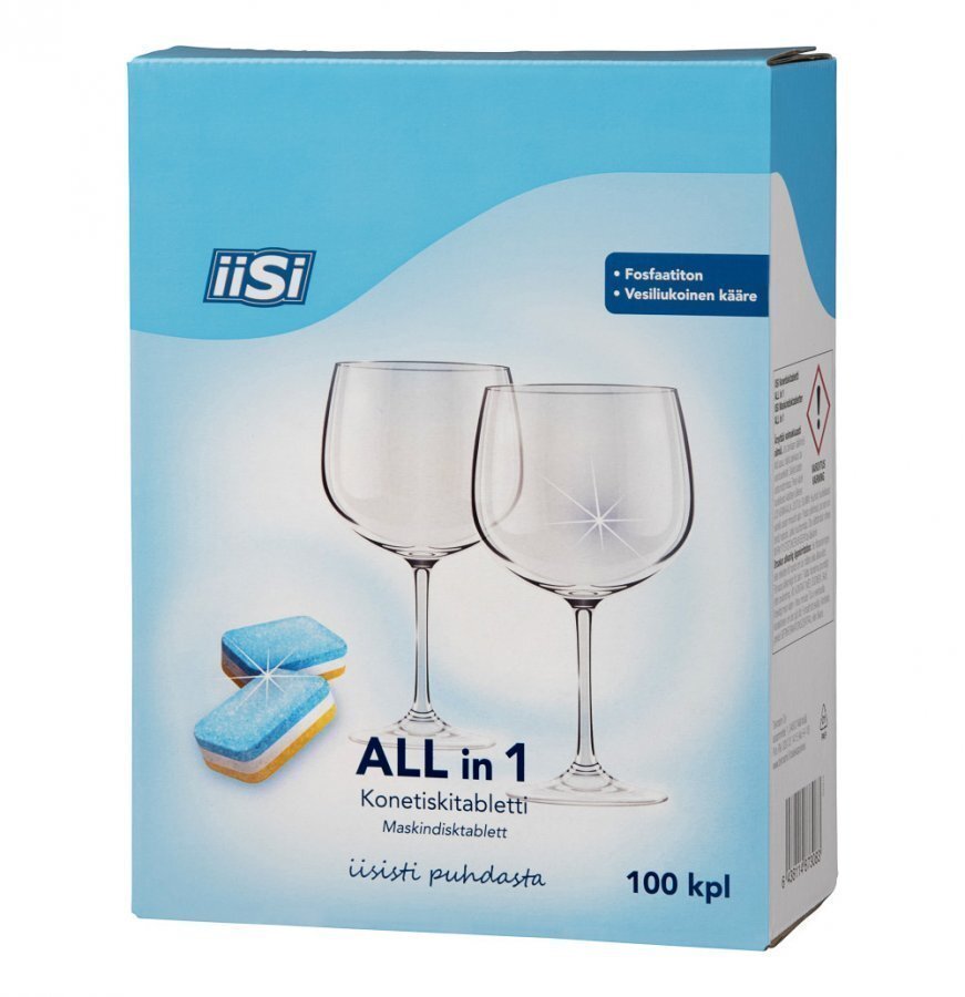 Iisi All In One Konetiskitabletti 100 Kpl
