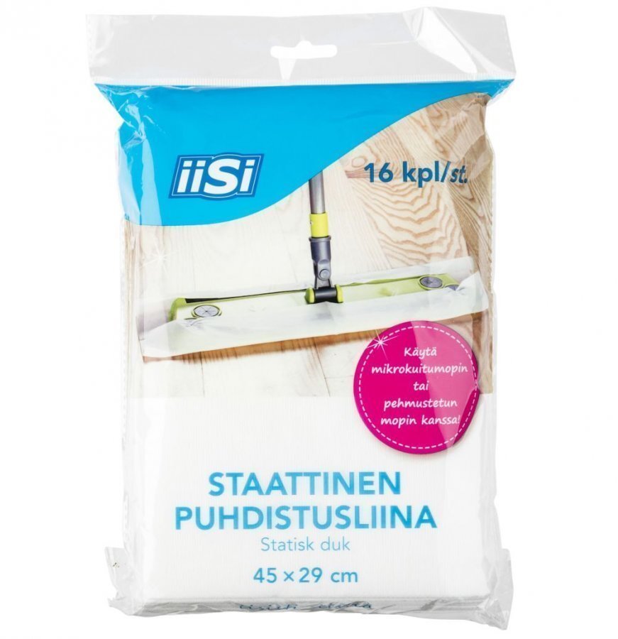 Iisi Staattinen Puhdistusliina 16 Kpl