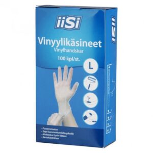 Iisi Vinyylikäsine Koko L 100 Kpl