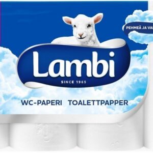Lambi Toilet 8 Rll Valkoinen