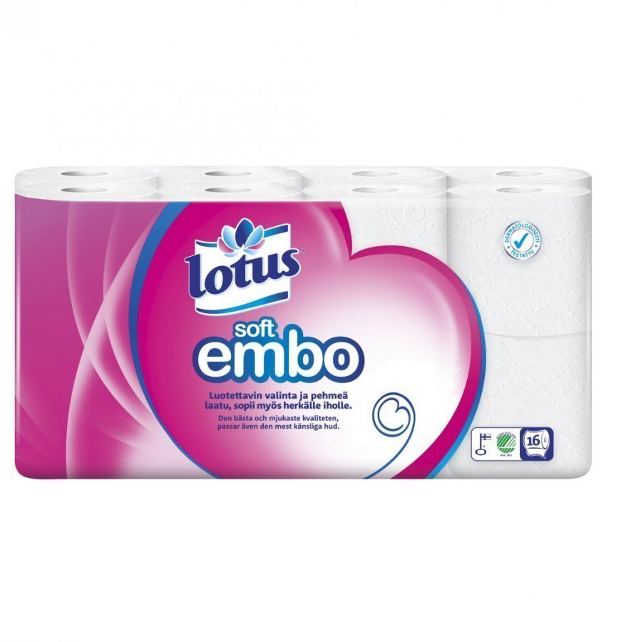 Lotus Embo Wc-Paperi 16 Rullaa