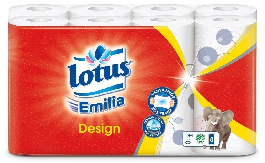 Lotus Emilia Design 8 Rl Talouspaperi