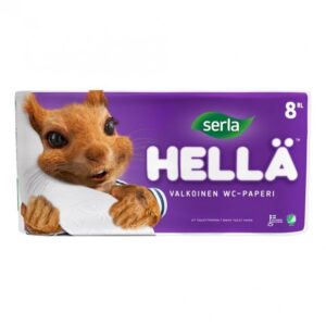 Serla Wc Hellä Wc-Paperi Valkoinen 8/40 Rullaa