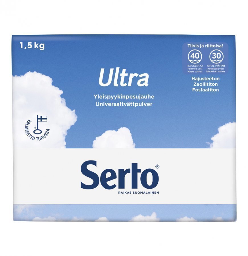 Serto Ultra Pyykinpesujauhetiiviste 1
