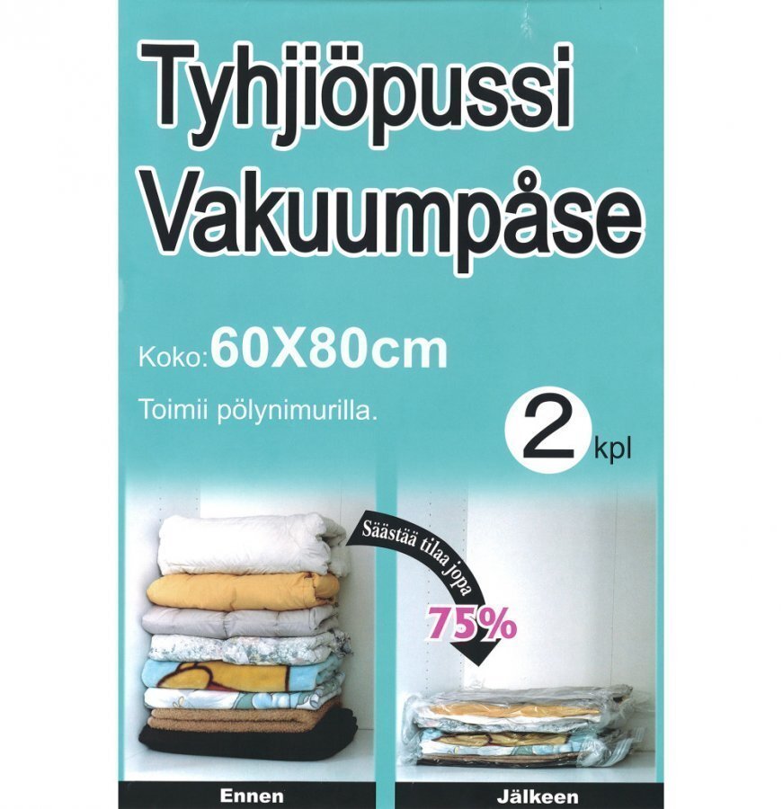 Tyhjiöpussi 60 X 80 Cm 2 Kpl