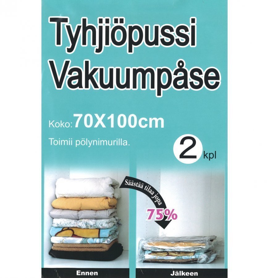 Tyhjiöpussi 70 X 100 Cm 2 Kpl