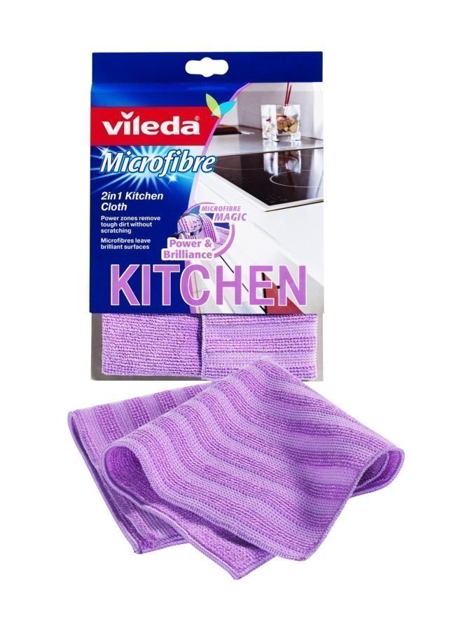 Vileda Kitchen Microfibre 2 In 1 Keittiöliina