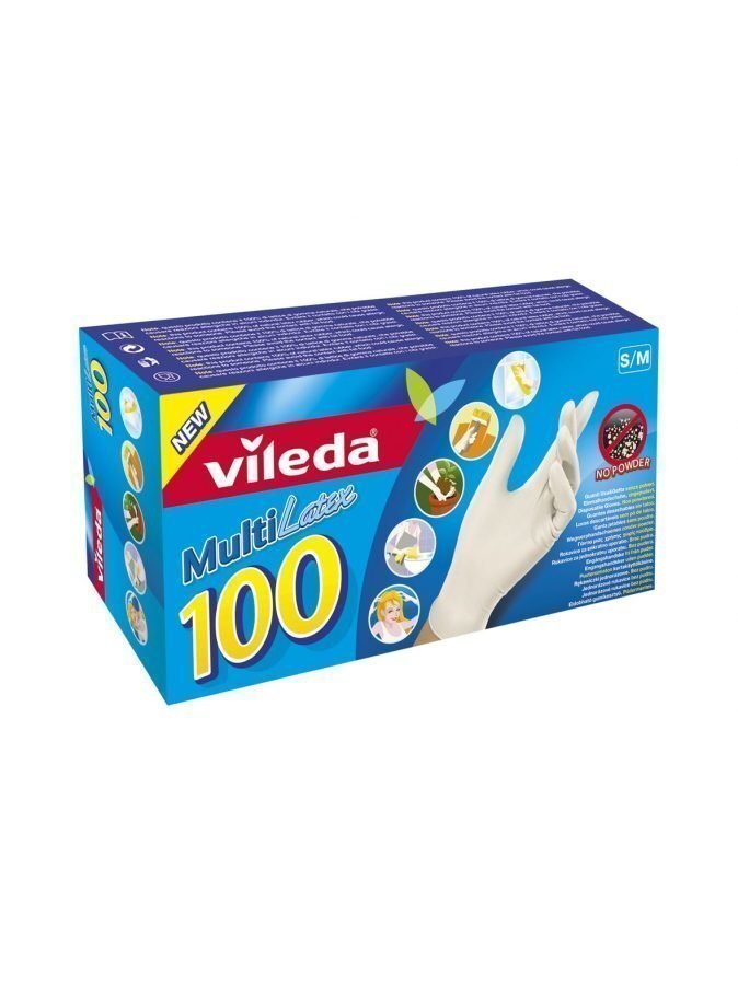 Vileda Multi Latex Kertakäyttökäsineet 100 kpl