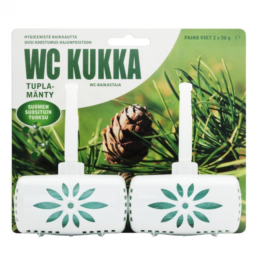 Wc Kukka Mänty Wc-Raikastin 2 X 50 G